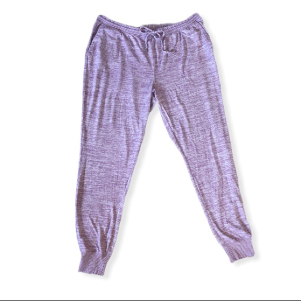Gap XL Tall women’s heathered purple joggers